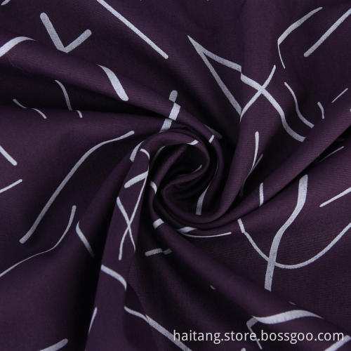 Printing Microfiber fabric Suitable White Shirt Cloth Close